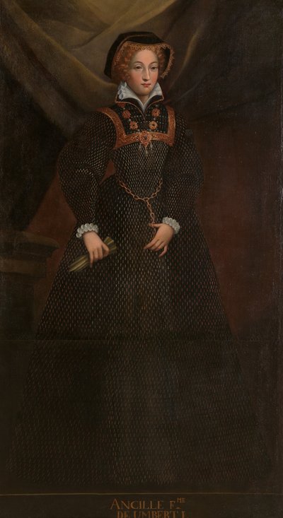 Porträt von Ancilla, Ehefrau von Umberto I. von Unbekannt Unbekannt